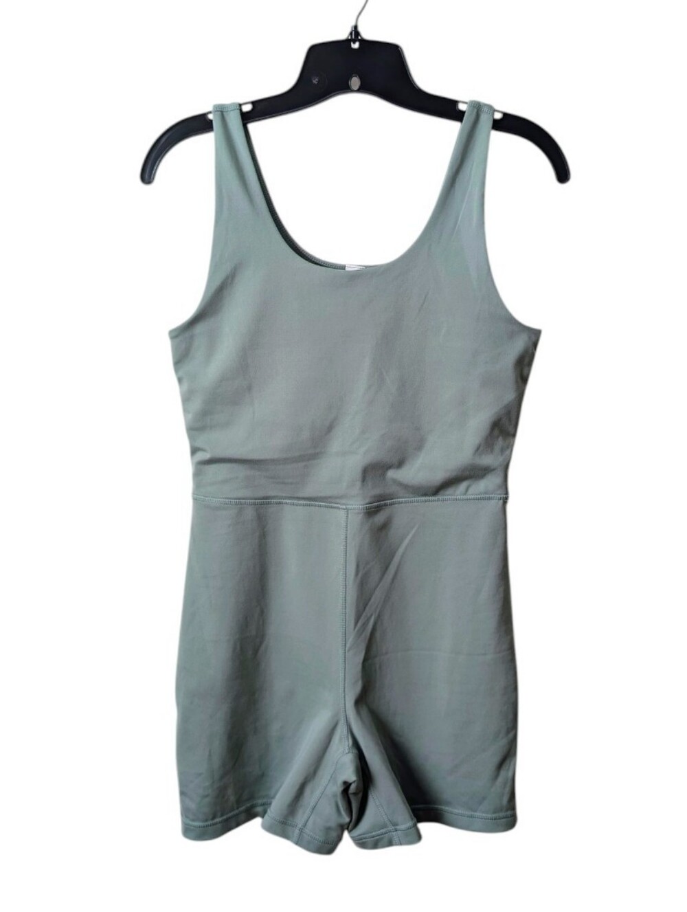 Yogalicious Lux Core Endurance Romper Celery Green Bodysuit Onesie Shorts Medium